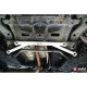 Rozpěry Honda Jazz Hybrid 1.3 10+ UltraRacing Spodní rozpěra "H-Brace" přední podlahy - 4-bodová | race-shop.cz