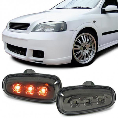 Osvětlení LED boční směrovky tmavé sklo pro Opel Astra G 97-04 Zafira A 99-05 | race-shop.cz