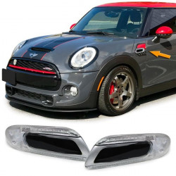 LED boční směrovky černo-stříbrné Sport pro . Mini Cooper F55 F56 F57 od 13