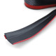 Body kit a vizuální doplňky Přední spoiler lip Univerzální flexibilní 2,5mx5cm carbon červená | race-shop.cz
