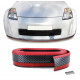 Body kit a vizuální doplňky Přední spoiler lip Univerzální flexibilní 2,5mx5cm carbon červená | race-shop.cz