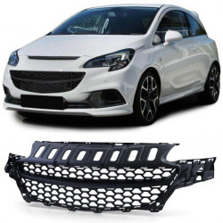 Maska chladiče bez loga upgrade zadních světelčerná pro . Opel Corsa E od 14
