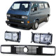Osvětlení Přední světlo (pár) s maskou chladiče pro . VW T3 79-92 | race-shop.cz
