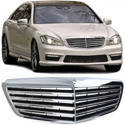 Maska chladiče chrom pro pro . Mercedes S Class W221 Facelift 09-13