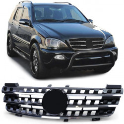 Černá lesklá chrom pro maska chladiče sport pro . Mercedes M Class ML W164 05-08
