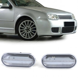 Boční dynamické LED směrovky Čiré pro . VW Golf 3 + 4 Bora Lupo Up!