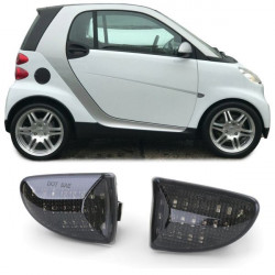 RACES LED boční směrovky pro Smart Fortwo Cabrio Coupe 451 07, černá
