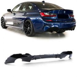 Zadní difuzor performance lesklá koncovka výfuku na obou stranách pro . BMW 3 Series G20 od 18