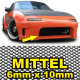 Body kit a vizuální doplňky Hliníková Mřížka racing 150X30cm 6x10mm upgrade zadních světelčerná | race-shop.cz