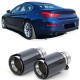 Univerzální koncovky Koncovky výfuku Sport Carbon černá vhodná pro . BMW 6 Series F12 F13 od 11 | race-shop.cz
