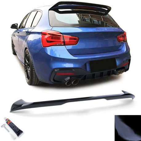 Body kit a vizuální doplňky Zadní strešní spoiler sport černý lesklá vhodné pro . BMW 1 Series F20 F21 od 15 | race-shop.cz