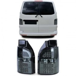 LED Zadní světla černá tmavé VW Bus T5.2 Facelift s rear doors 09-15