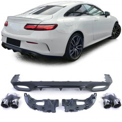 RACES zadní difuzor (Sport) pro Mercedes E Coupe C238 with AMG Line