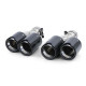 Univerzální koncovky Carbon Dvojité koncovky výfuku 4 koncovky duplex vhodné pro . BMW 5 Series F10 F11 6 Series F12 F13 | race-shop.cz