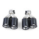 Univerzální koncovky Carbon Dvojité koncovky výfuku 4 koncovky duplex vhodné pro . BMW 5 Series F10 F11 6 Series F12 F13 | race-shop.cz