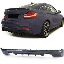 Difúzor zadního nárazníku carbon dvojitá koncovka vhodné pro . BMW 2 series F22 F23