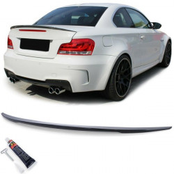 Zadní spoiler černý lesklá s ABE pro . BMW E82 Coupe Facelift 07-13