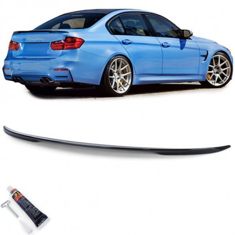 Body kit a vizuální doplňky RACES zadní spoiler (Sport) pro BMW 3 Series F30 Sedan F80 M3 11-19, lesklá černá | race-shop.cz