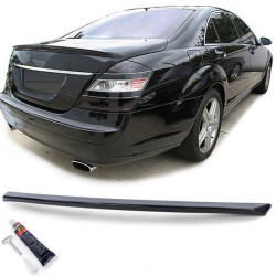 Zadní lip spoiler sport černý lesklá s ABE pro . Mercedes S Class W221 05-09