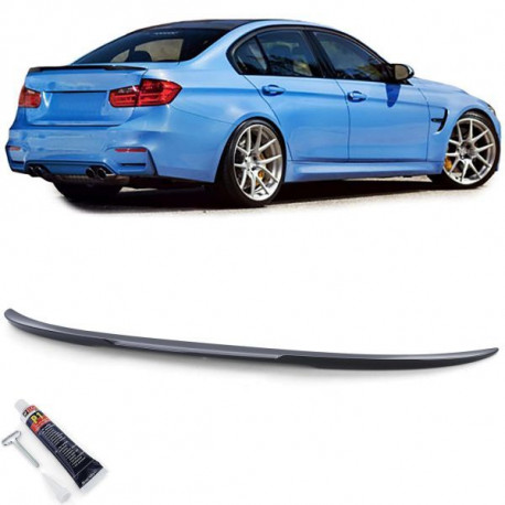 Body kit a vizuální doplňky RACES zadní spoiler (Sport) pro 3 Series BMW Sedan F30 F80 M3 11-19, lesklá černá | race-shop.cz