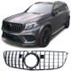 Body kit a vizuální doplňky Maska chladiče černá lesklá chrom pro pro . Mercedes GLS X166 15-19 | race-shop.cz