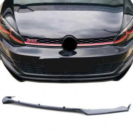 Body kit a vizuální doplňky Přední spoiler lip CUP černá lesklá pro . VW Golf 7 13-20 | race-shop.cz