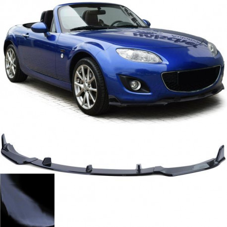 Body kit a vizuální doplňky RACES přední splitter pro Mazda MX5 NC facelift 08-14, lesklá černá | race-shop.cz