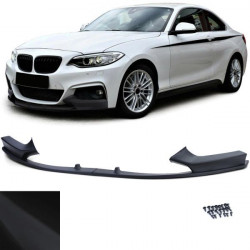 Spoiler lip předního nárazníku černý matná pro . BMW 2 Series F22 F23 od 12