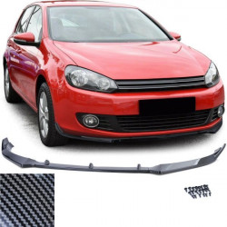 Spoiler lip předního nárazníku carbon pro . VW Golf 6 5K1 08-12
