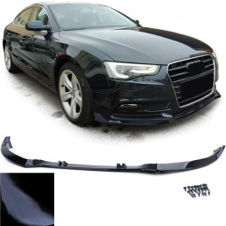 Spoiler lip předního nárazníku performance černá lesklá pro . Audi A5 8T 8F 11-17