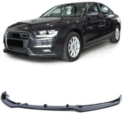 RACES přední splitter pro Audi A4 B8 8K 11-15 facelift, lesklá černá