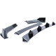 Body kit a vizuální doplňky Přední lip spoiler performance typ 2 černá lesklá pro . BMW X6 G06 od 19 | race-shop.cz