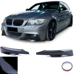RACES přední splitter pro BMW 3 Series E90 E91 08-12, lesklá černá