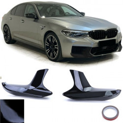 Splittre předního nárazníku černá lesklé pro . BMW M5 F90 16-20