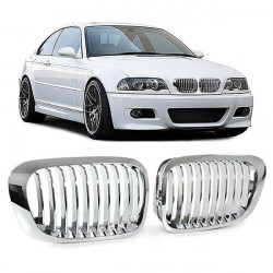 Maska chladiče chrom pro pro . BMW 3ER E46 Coupe/ cabrio 99-03