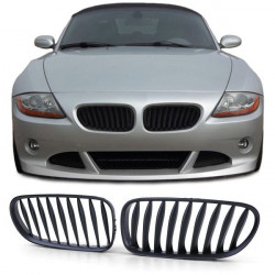 Maska chladiče performance matná černá pro . BMW Z4 E85 E86 02-09