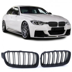 Mřížky chladiče (dvojité) performance matné pro . BMW 3 Series F30 F31 11-19