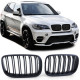 Body kit a vizuální doplňky Maska chladiče (dvojitá) performance matná vhodné pro . BMW X5 E70 X6 E71 | race-shop.cz