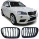 Body kit a vizuální doplňky Mřížky chladiče (dvojité) performance lesklé pro . BMW X3 F25 10-14 | race-shop.cz