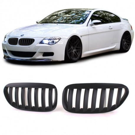 Body kit a vizuální doplňky Maska chladiče performance matná černá pro . BMW E63 E64 04-10 | race-shop.cz