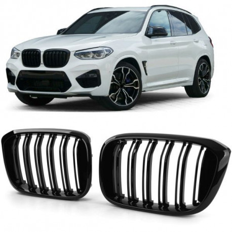 Body kit a vizuální doplňky Mřížky chladiče sport lesklá vhodné pro . BMW X3 G01 X4 G02 od 17 | race-shop.cz