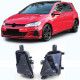 Osvětlení LED mlhové světla černá tmavé (pár) pro . VW Golf 7 GTI 5G1 13-20 | race-shop.cz
