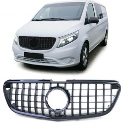 Černá lesklá Mřížka chladiče sport pro . Mercedes Vito W447 14-19