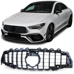 Černá lesklá maska chladiče PDC pro . Mercedes CLA C118 od 19