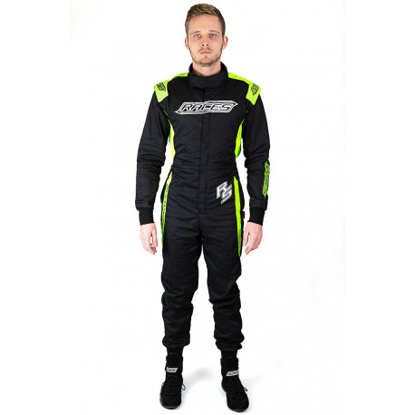 Akce Závodní kombinéza RACES EVO II Clubman, neonová | race-shop.cz