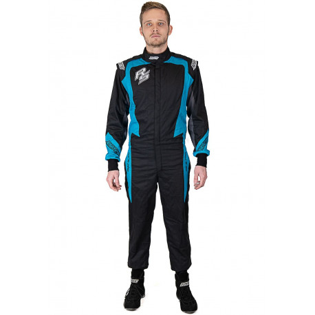 Akce Závodní kombinéza RACES EVO III PRO, aqua modrá | race-shop.cz