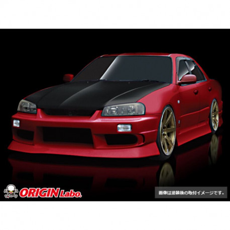 Body kit a vizuální doplňky Origin Labo Stream Přední nárazník pro Nissan Skyline R34 (4-dver) | race-shop.cz