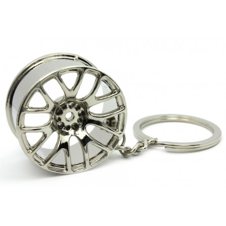 Klíčenky Kovová Klíčenka "0.01 wheel" - různé barvy | race-shop.cz