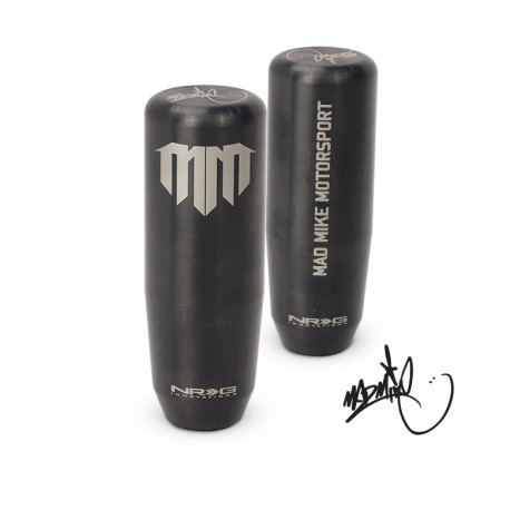 Rychlostní páky a ruční brzdy Univerzální krátká hlava řadicí páky se závažím NRG, černý chrom Mad Mike | race-shop.cz