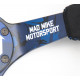 Volanty 3 ramenný sportovní volant NRG, 350mm, alcantara, 75mm odsazení, černá/modrá | race-shop.cz